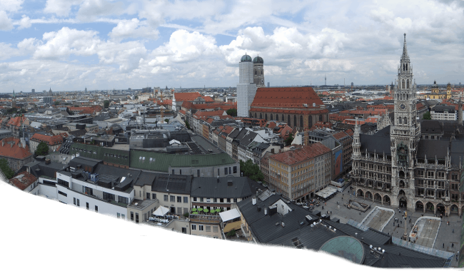 Panoramablick Rathaus